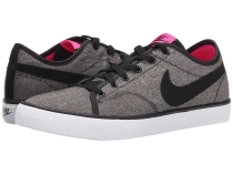 Women's Nike Primo Court Canvas Black/Pink Foil/White/Black UK#N5-9606